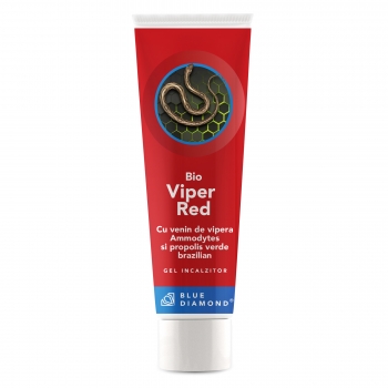 Bio Viper Calentador Gel Rojo con veneno víbora y propolis verde brasileña - 100 ml